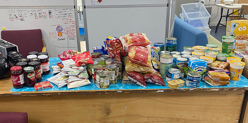 Food for the food bank
