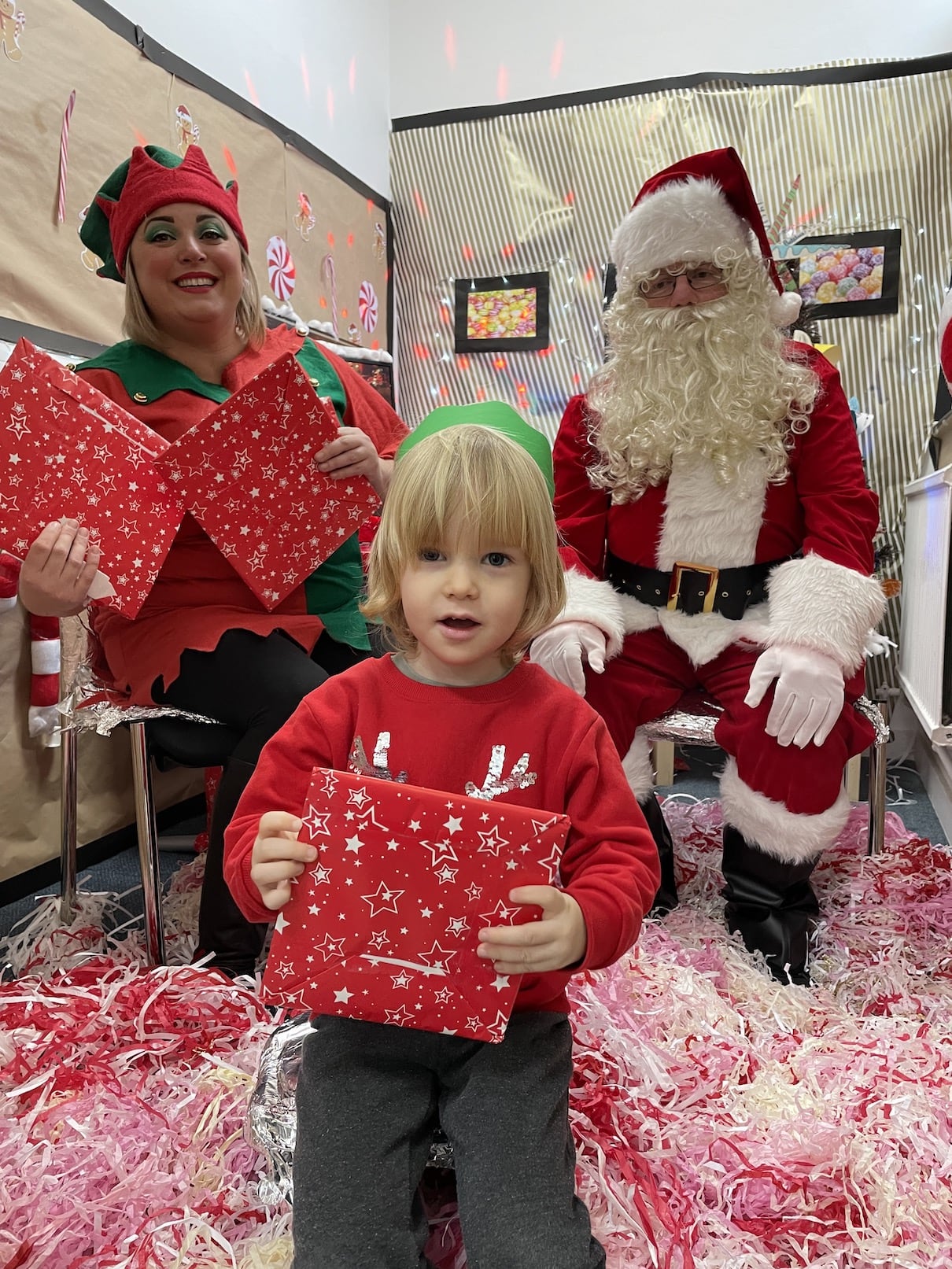 Santa & Elf Visit Gallery Photo