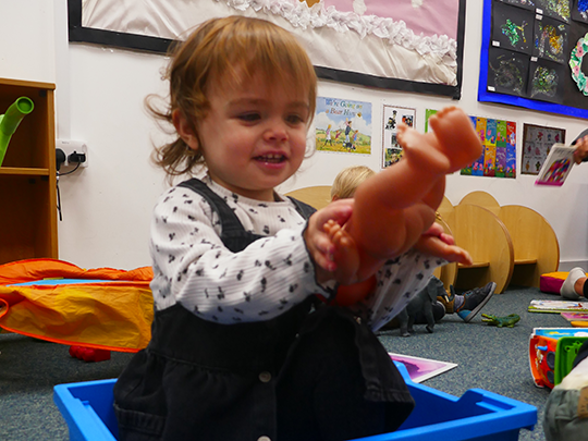 Child playing