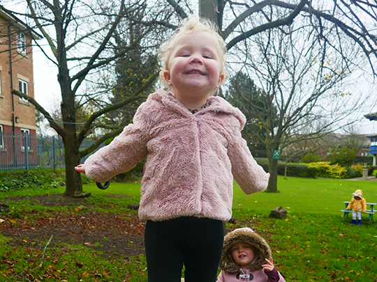 Children playing outdoors